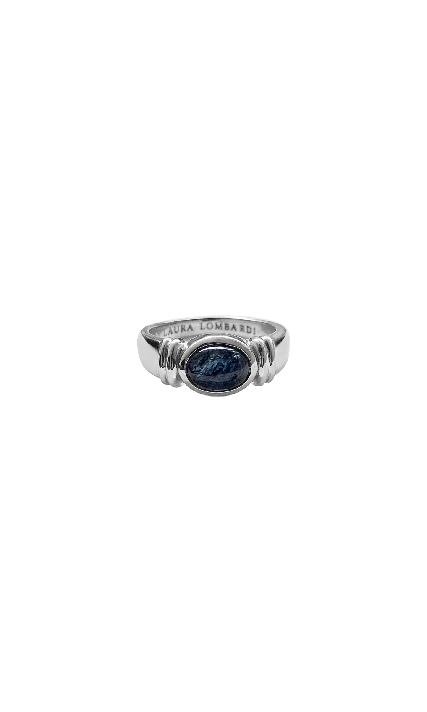 Laura Lombardi 14kt white gold Alessandra Ring with Sapphire.