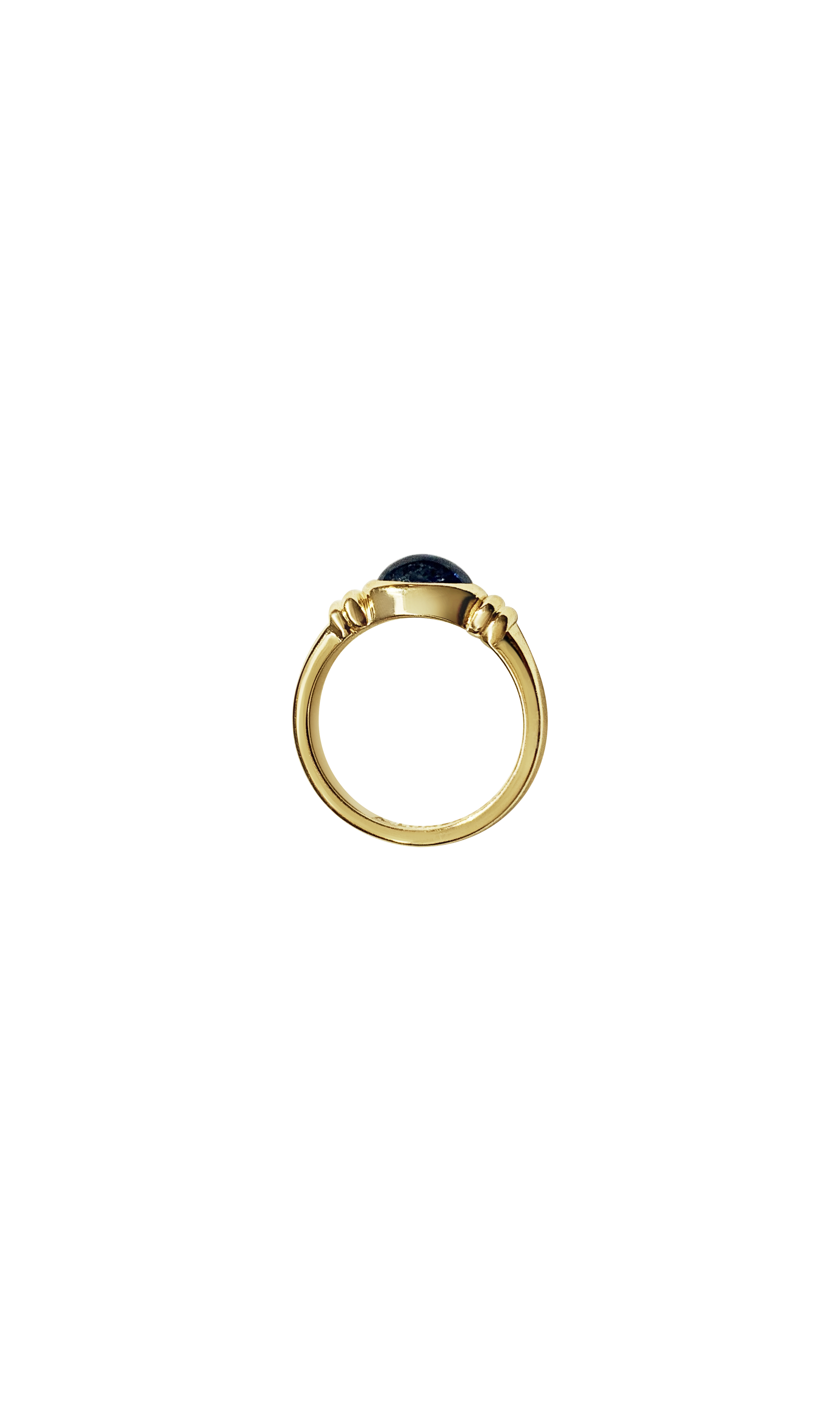 Laura Lombardi Yellow Gold Alessandra Ring with Sapphire