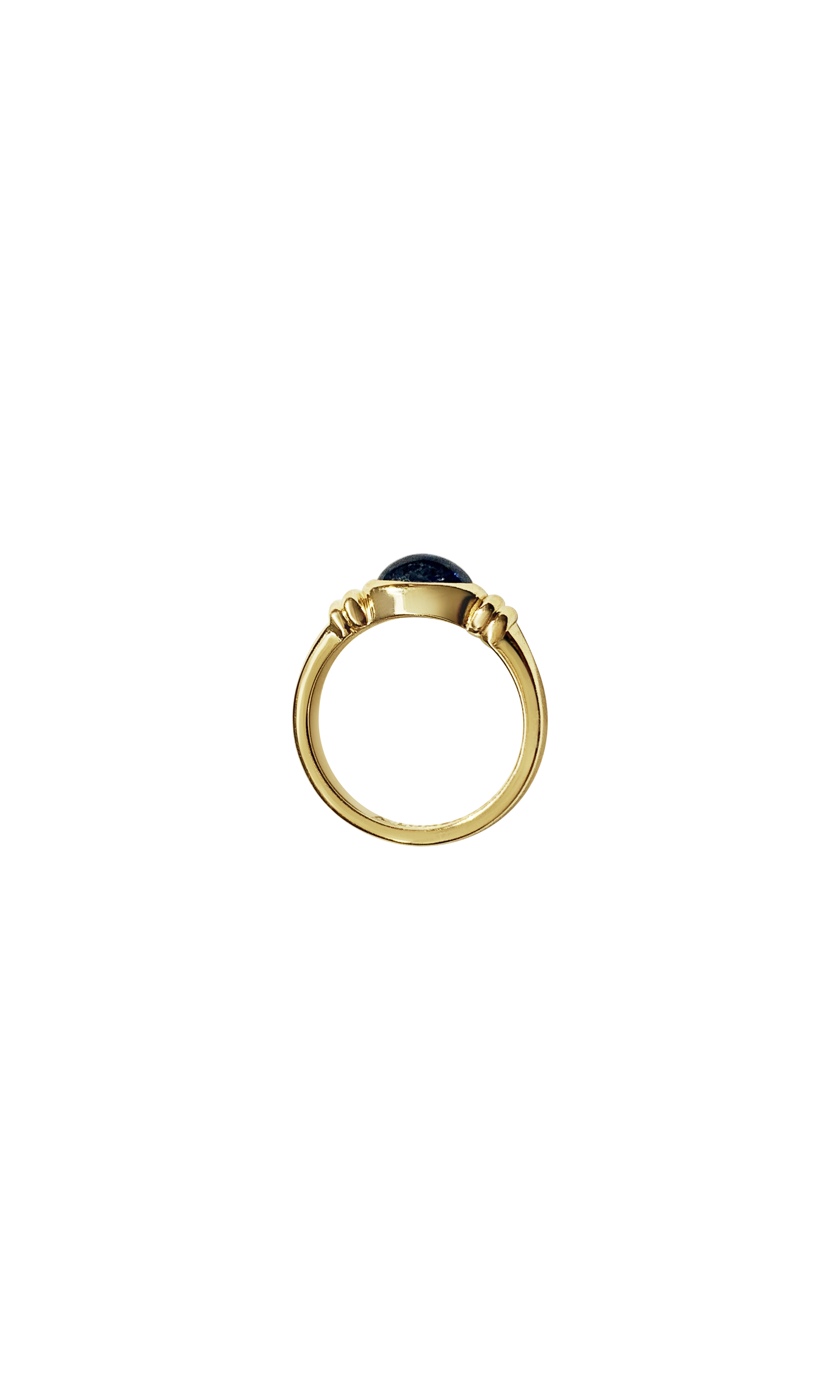 Laura Lombardi Yellow Gold Alessandra Ring with Sapphire