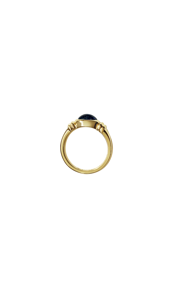 Laura Lombardi Yellow Gold Alessandra Ring with Sapphire