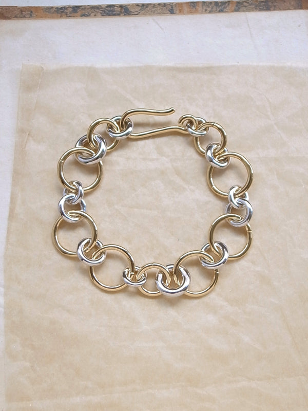 Laura Lombardi Two Tone Aria Bracelet