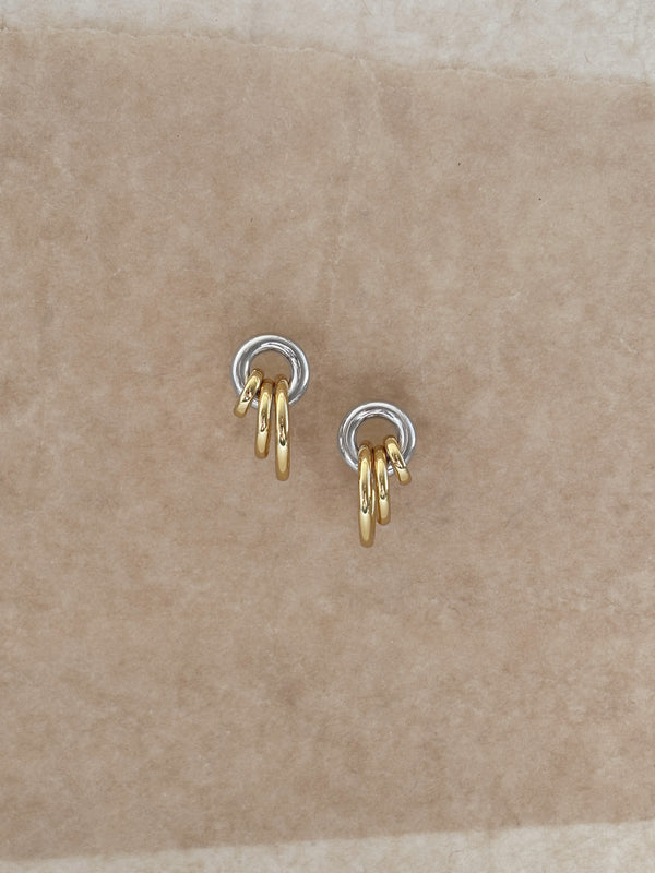 Laura Lombardi Two Tone Aria Earrings