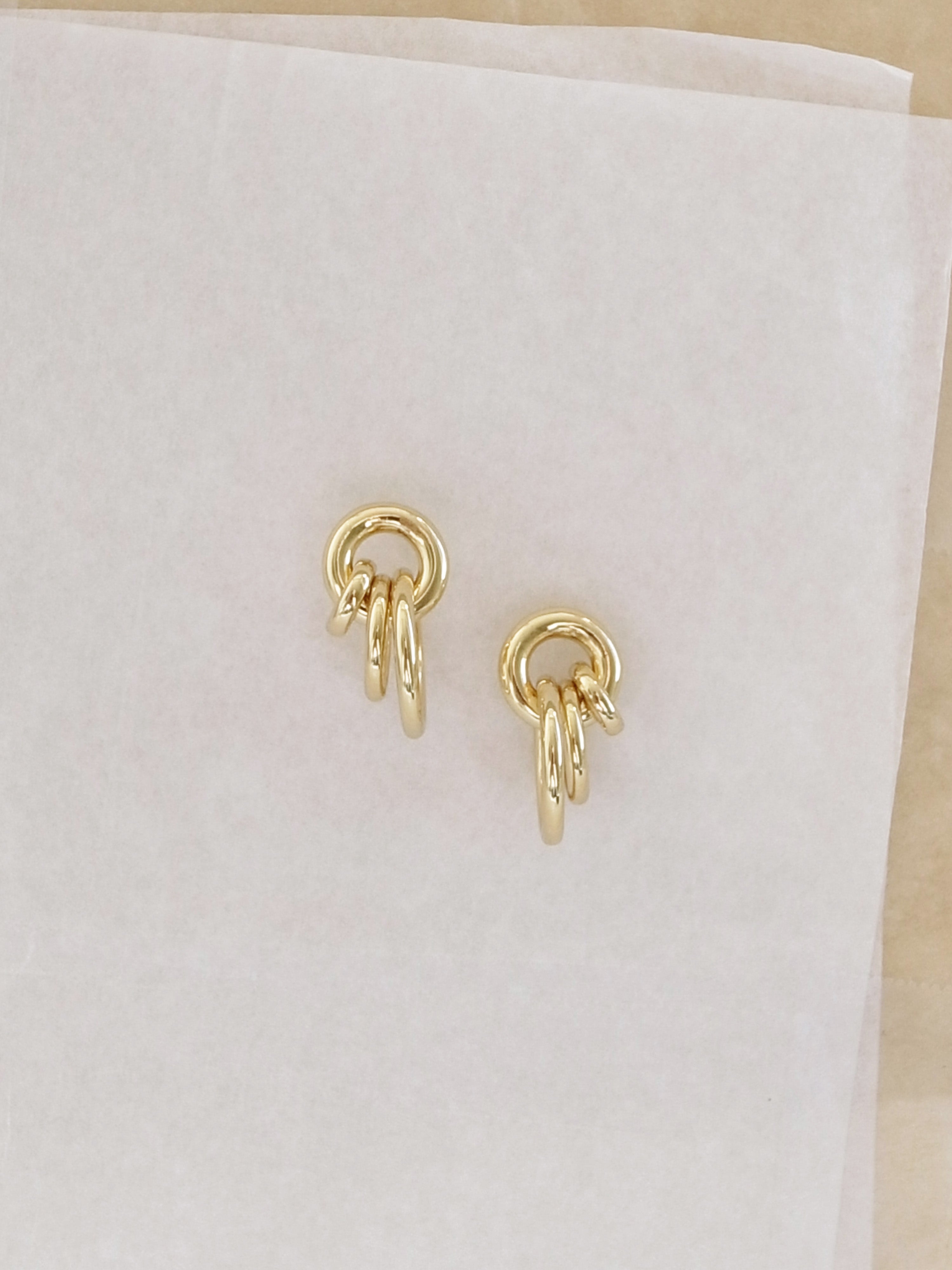 Laura Lombardi gold Aria Earrings