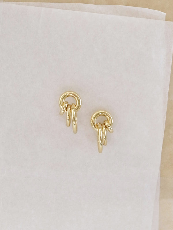 Laura Lombardi gold Aria Earrings