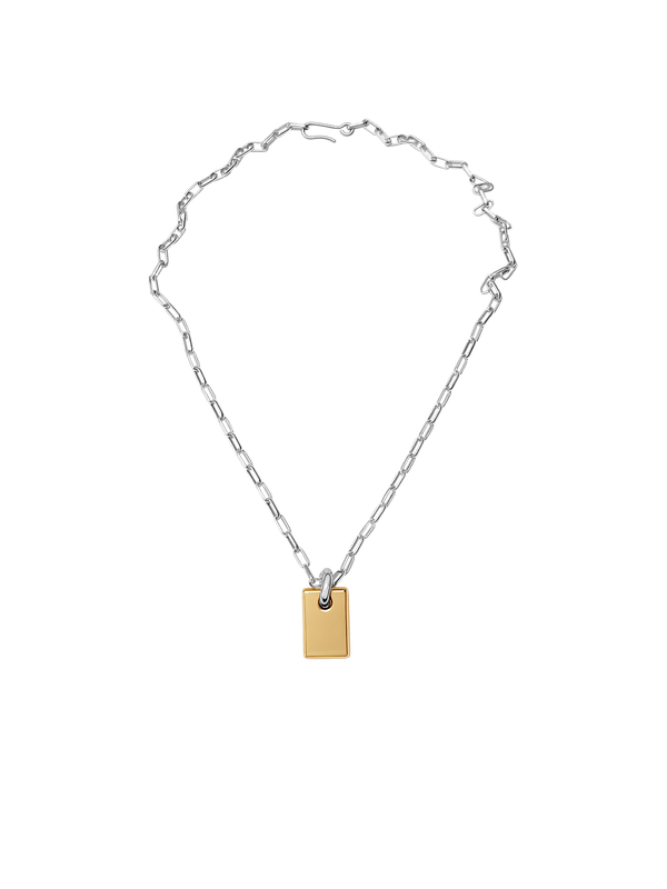 Laura Lombardi Two Tone Carta Pendant