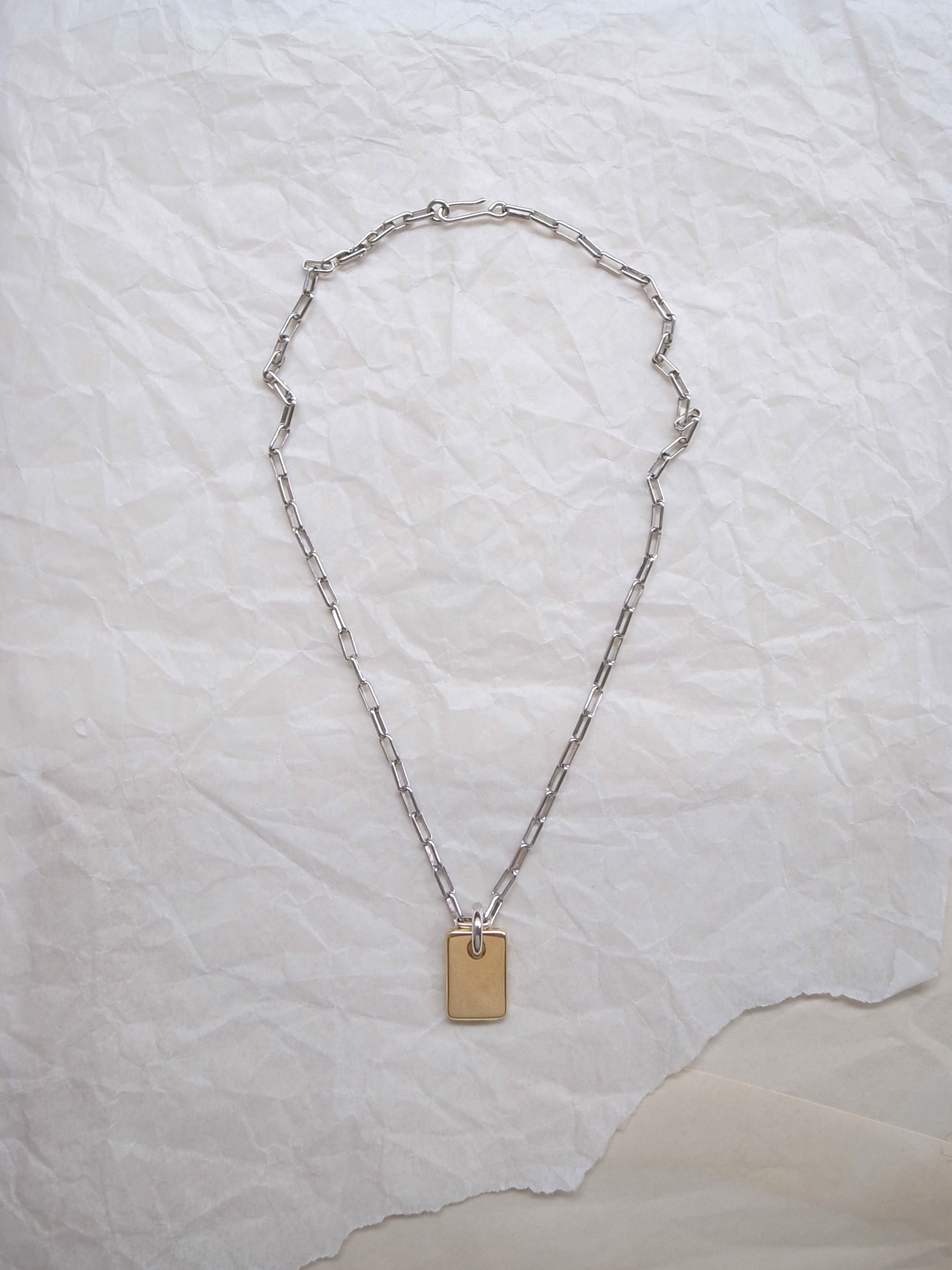 Laura Lombardi two tone Carta Pendant