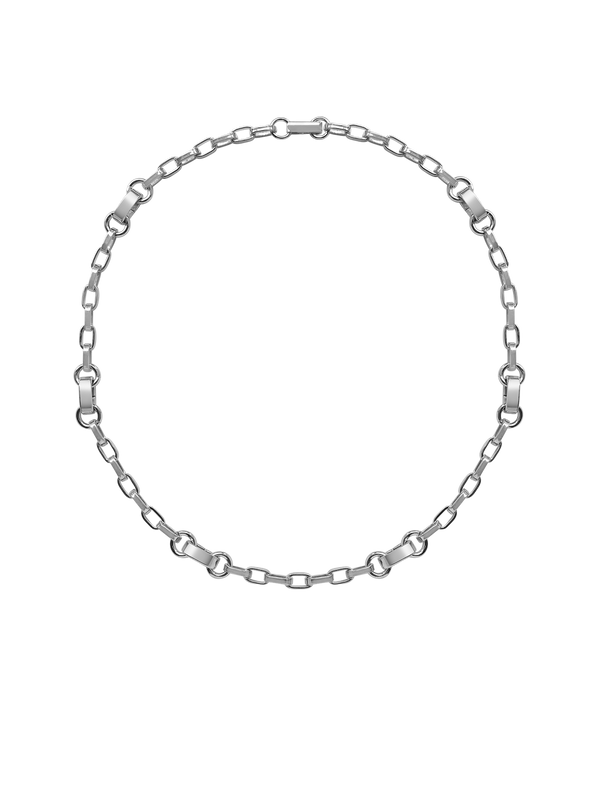 Laura Lombardi Silver Centa Necklace