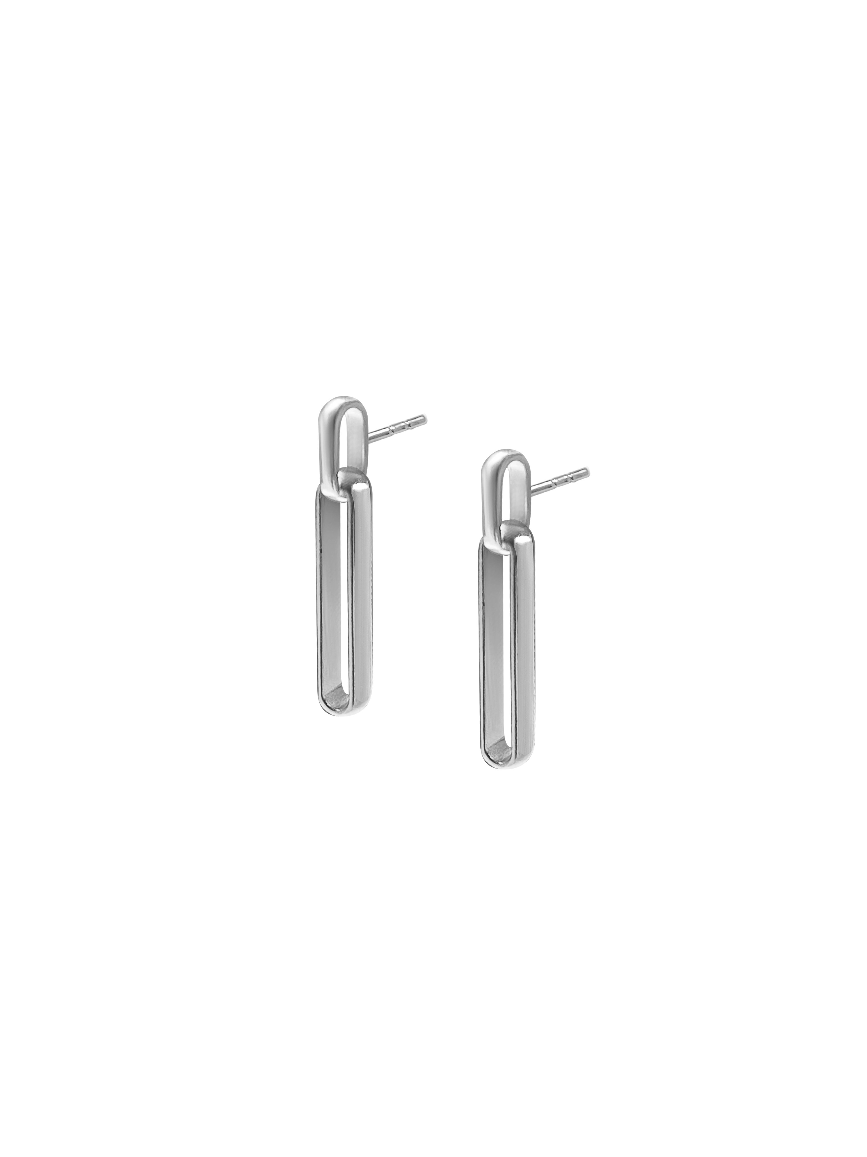 Laura Lombardi Silver Chiusa Earrings