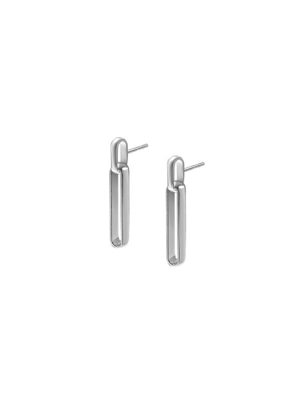 Laura Lombardi Silver Chiusa Earrings