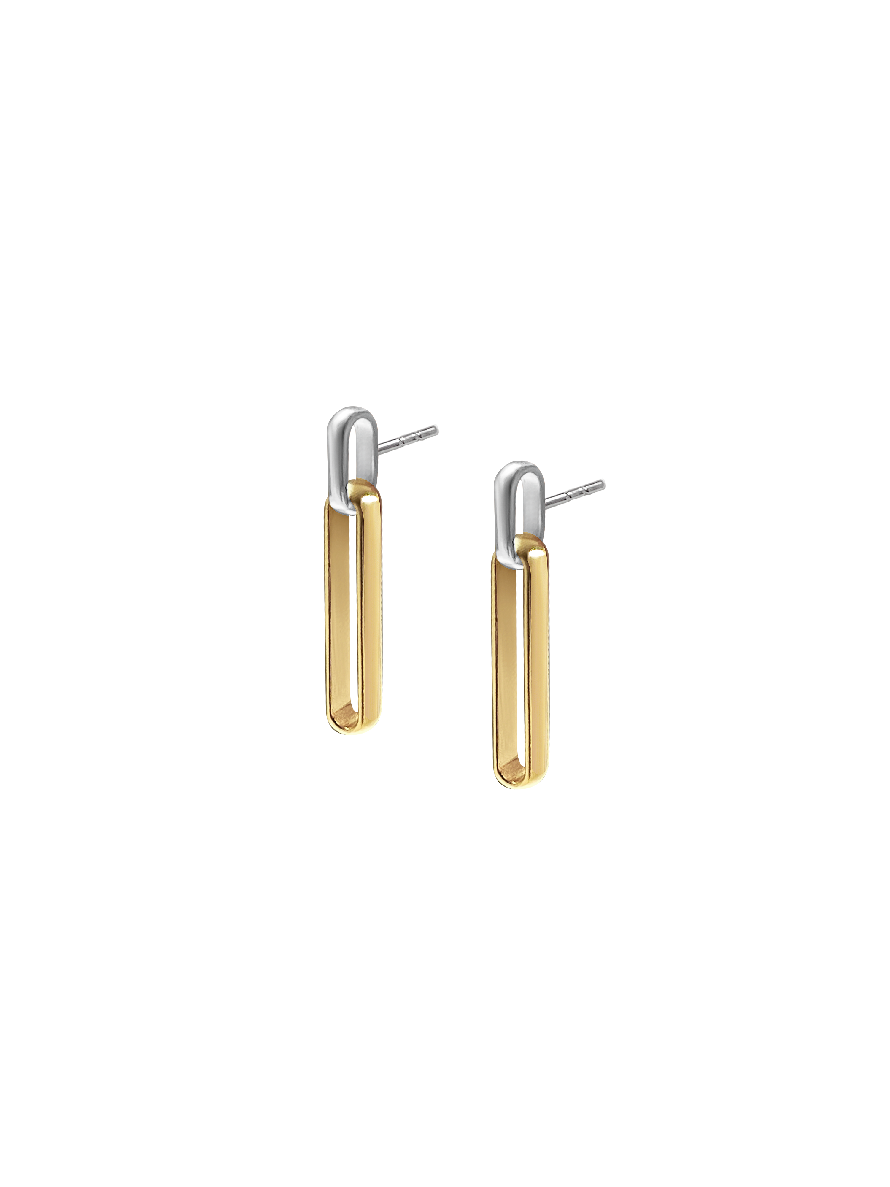 Laura Lombardi Two Tone Chiusa Earrings