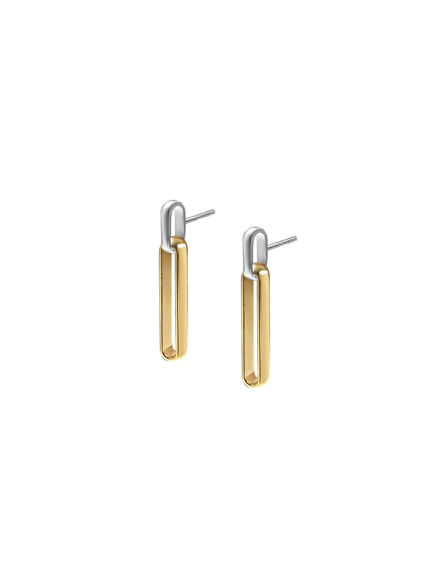 Laura Lombardi Two Tone Chiusa Earrings