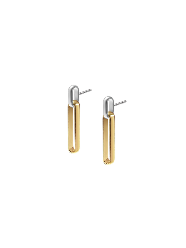 Laura Lombardi Two Tone Chiusa Earrings