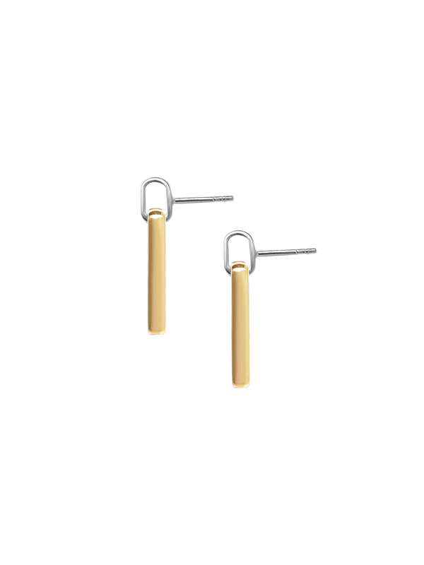 Laura Lombardi Two Tone Chiusa Earrings