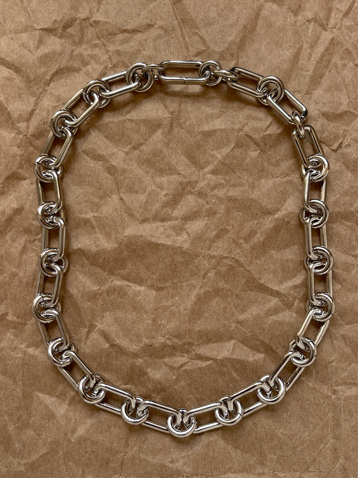 Silver Cresca Necklace