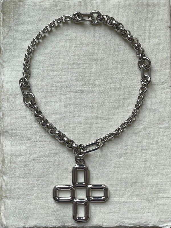 Laura Lombardi Silver Castiglia Necklace