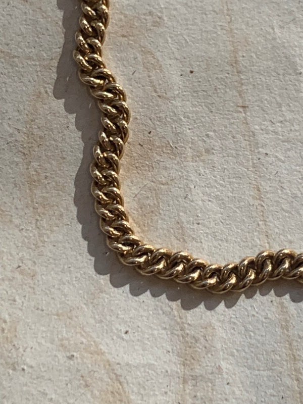 Laura Lombardi 14kt Yellow Gold Curb Chain Necklace