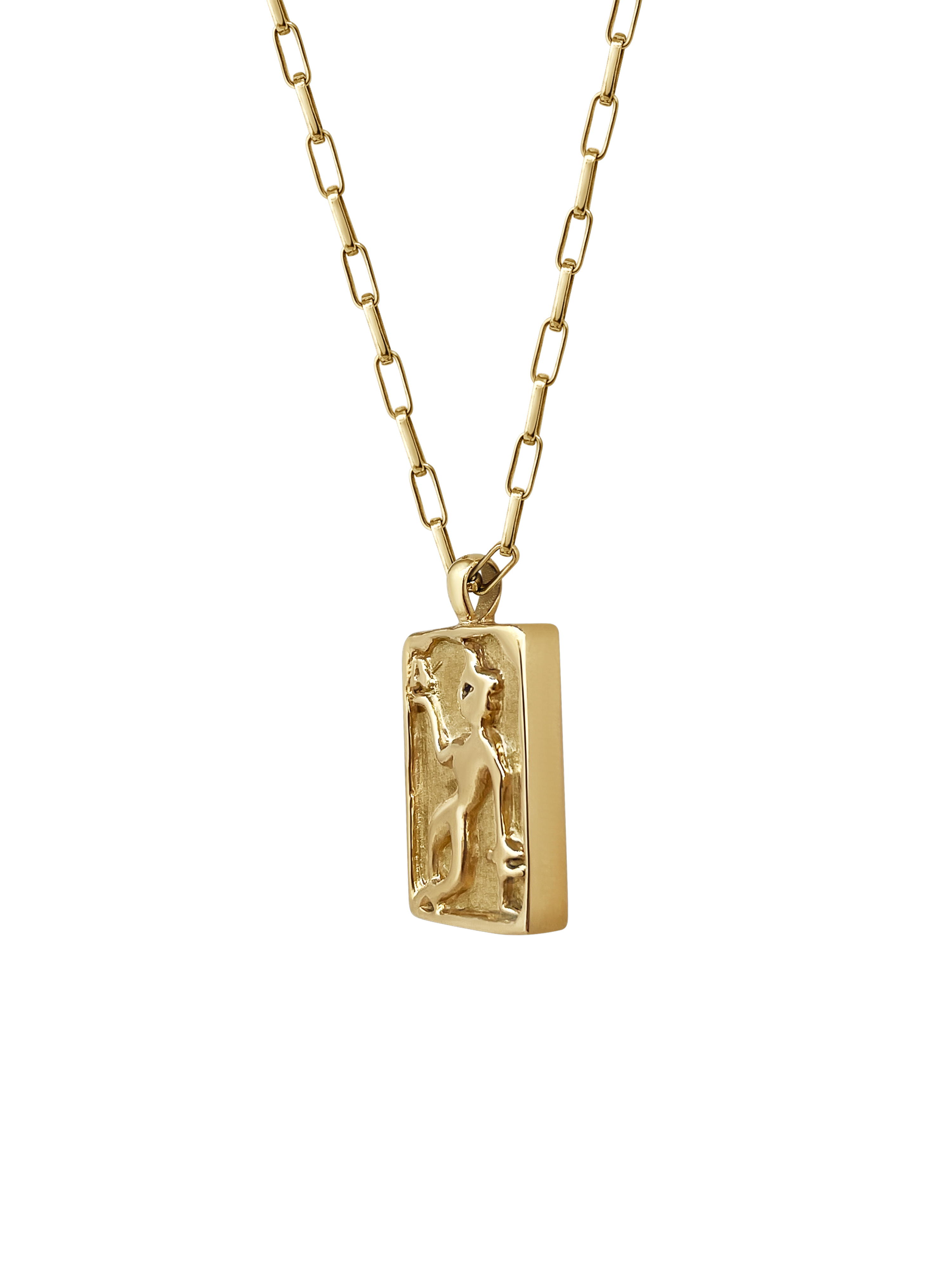 AMS x Laura Lombardi gold Dancer Pendant