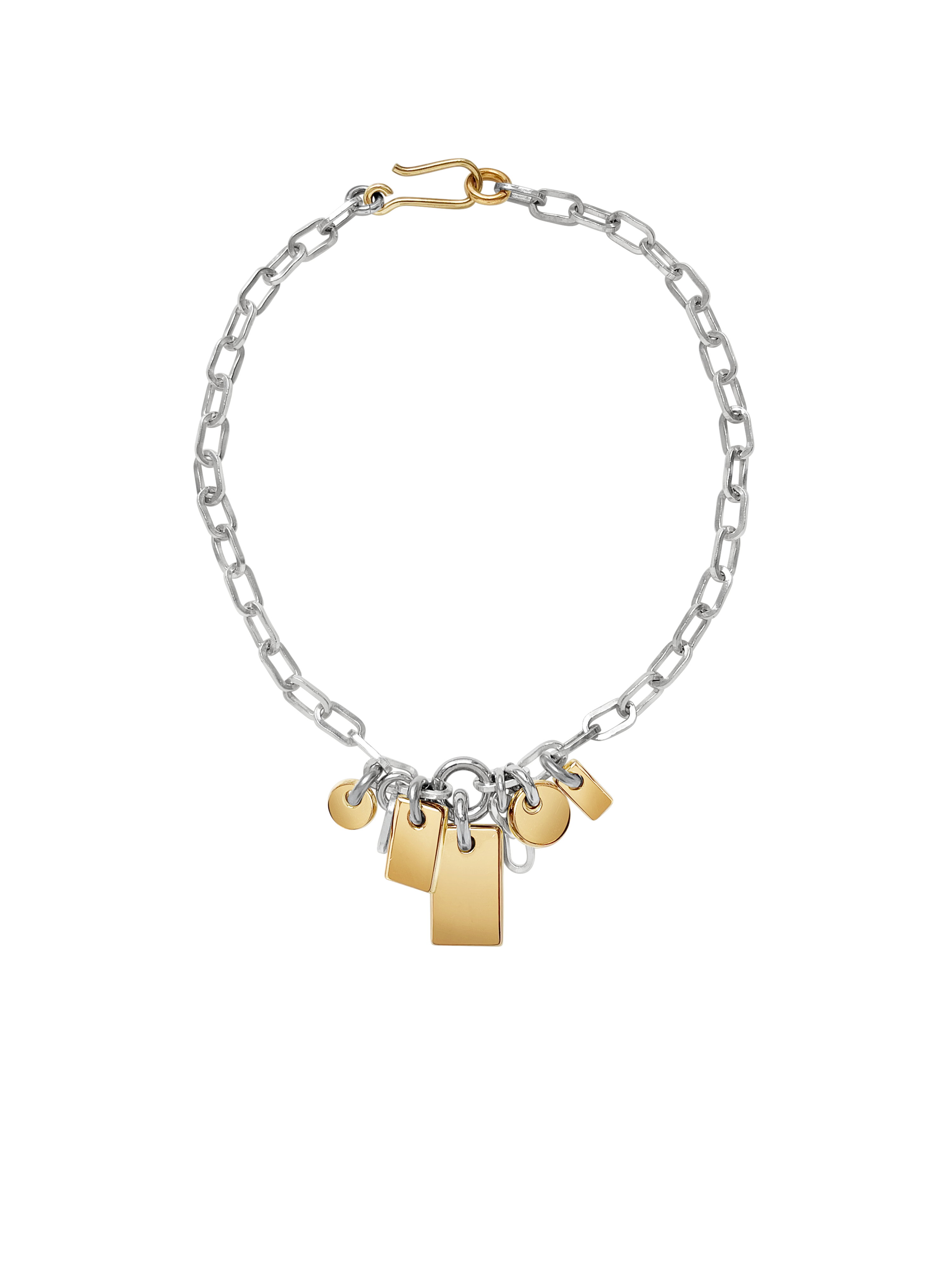 Laura Lombardi two tone Diario Necklace