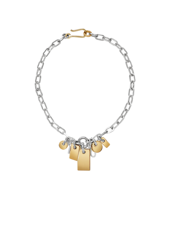 Laura Lombardi two tone Diario Necklace