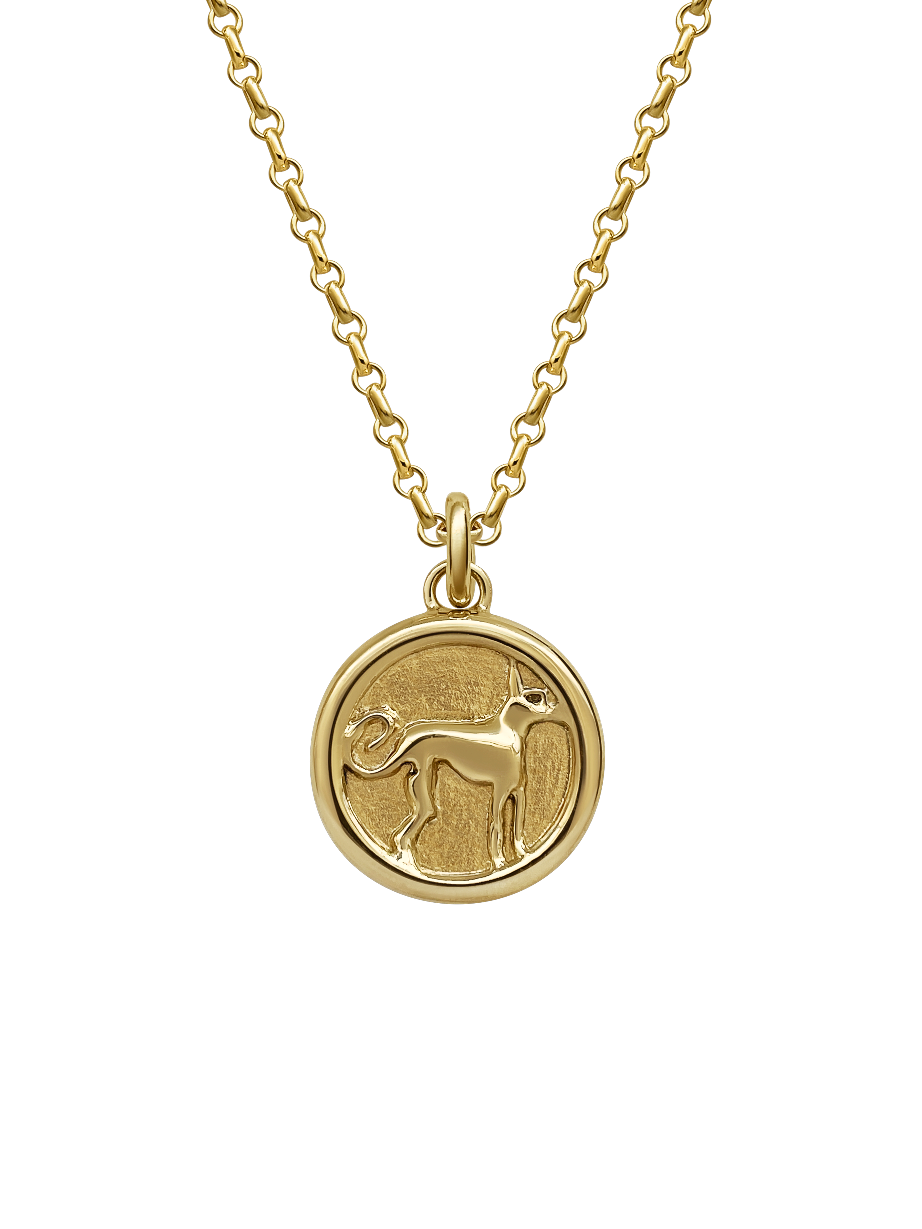 AMS x Laura Lombardi gold Protection Pendant