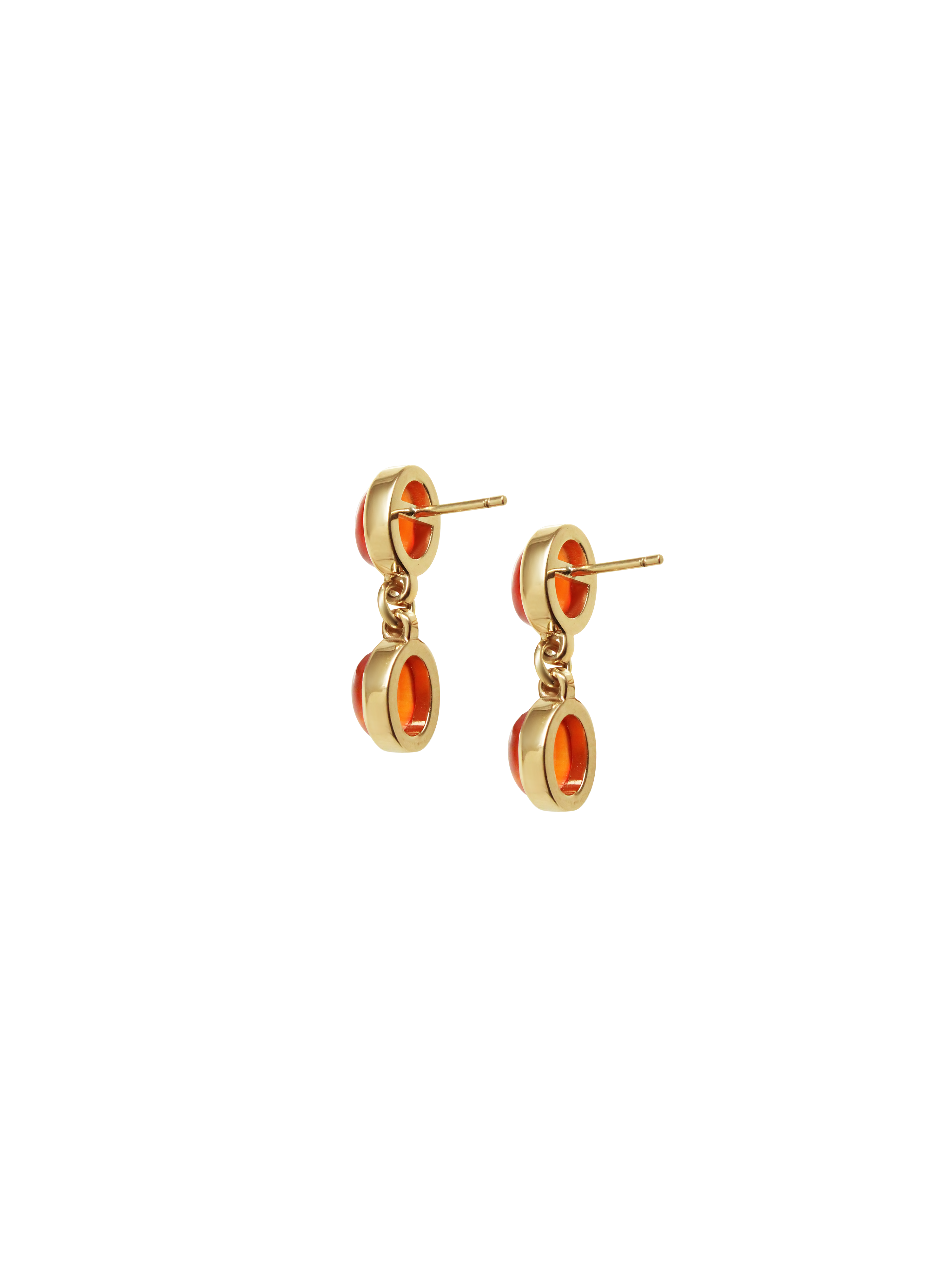 Laura Lombardi yellow gold Goccia Earrings