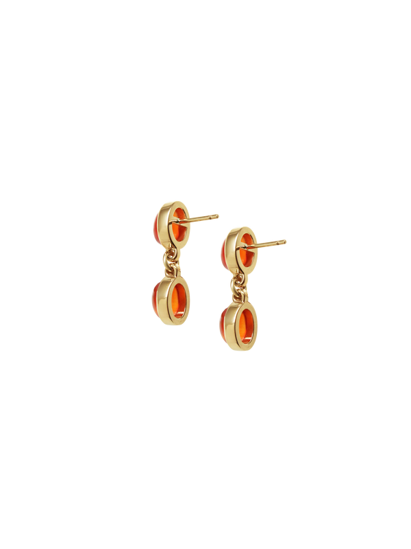 Laura Lombardi yellow gold Goccia Earrings