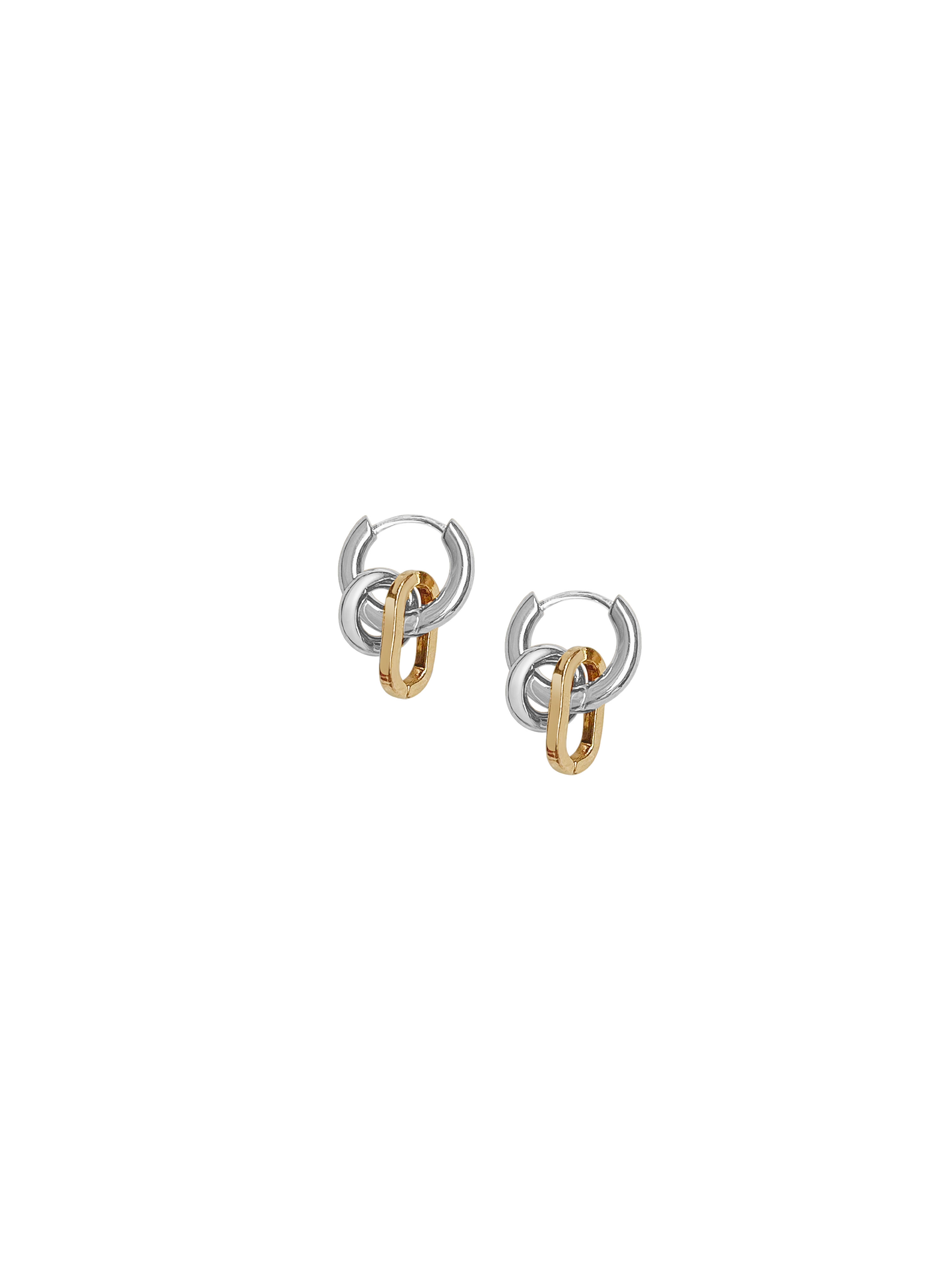 Laura Lombardi Two Tone Fara Earrings