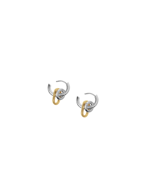 Laura Lombardi Two Tone Fara Earrings