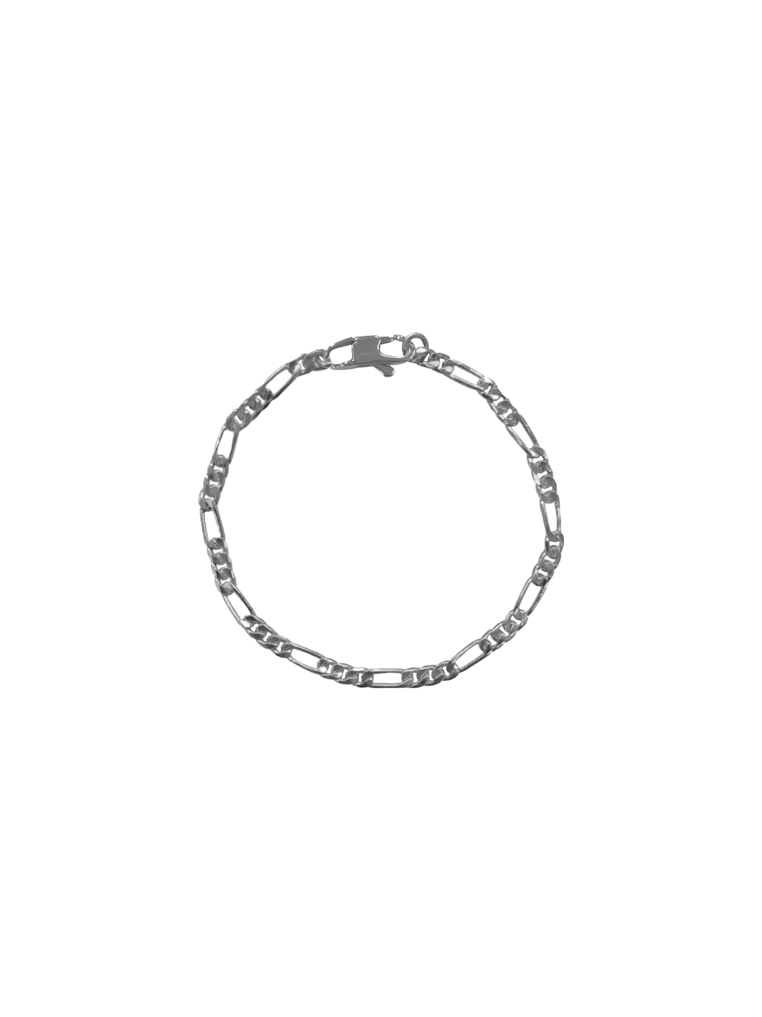 Laura Lombardi silver Figaro Bracelet