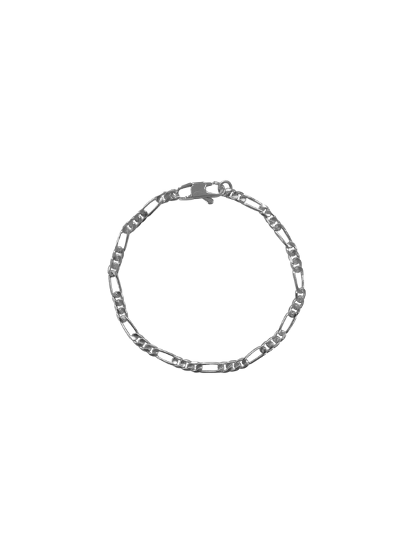 Laura Lombardi silver Figaro Bracelet