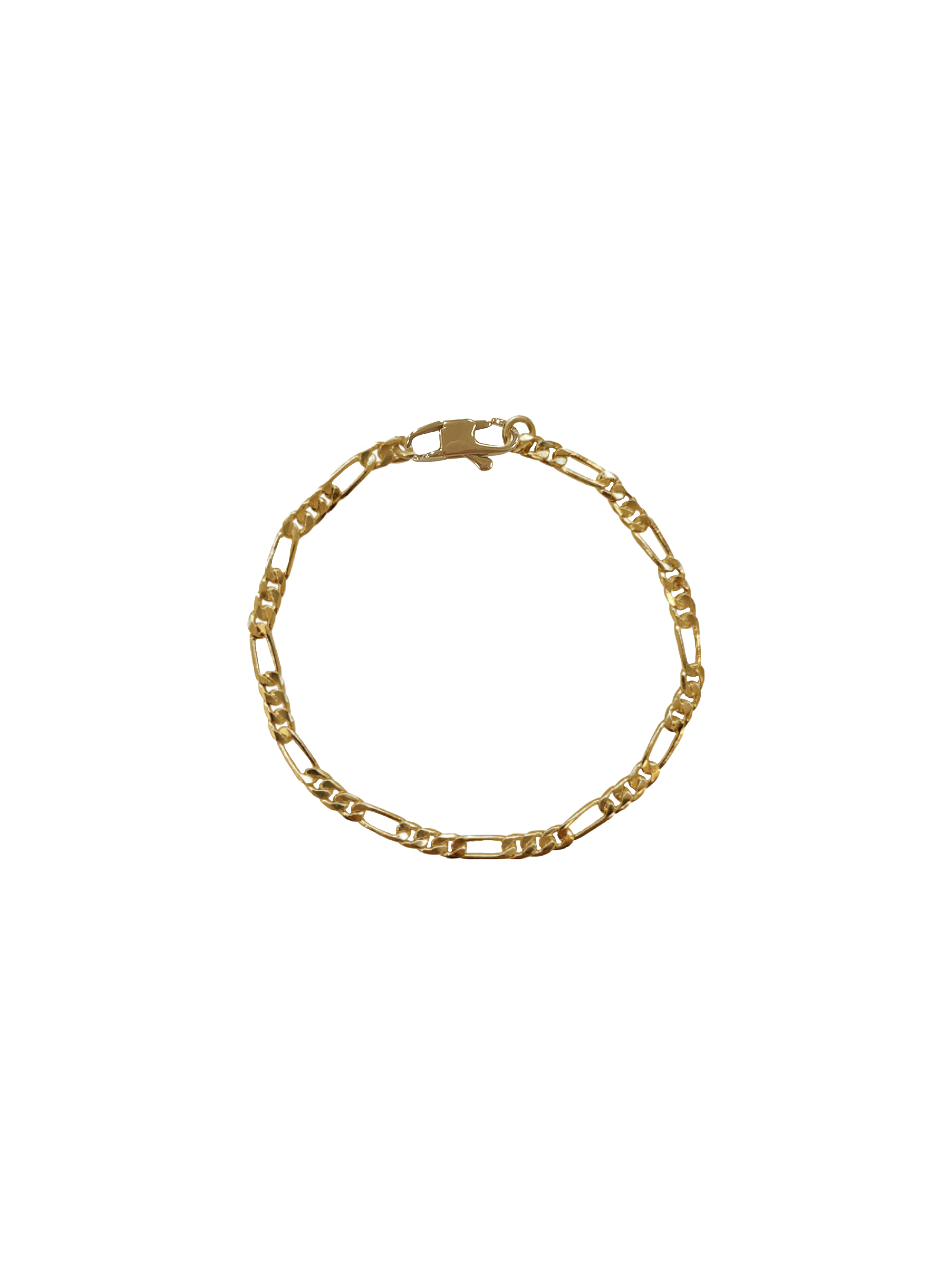 Laura Lombardi gold Figaro Bracelet