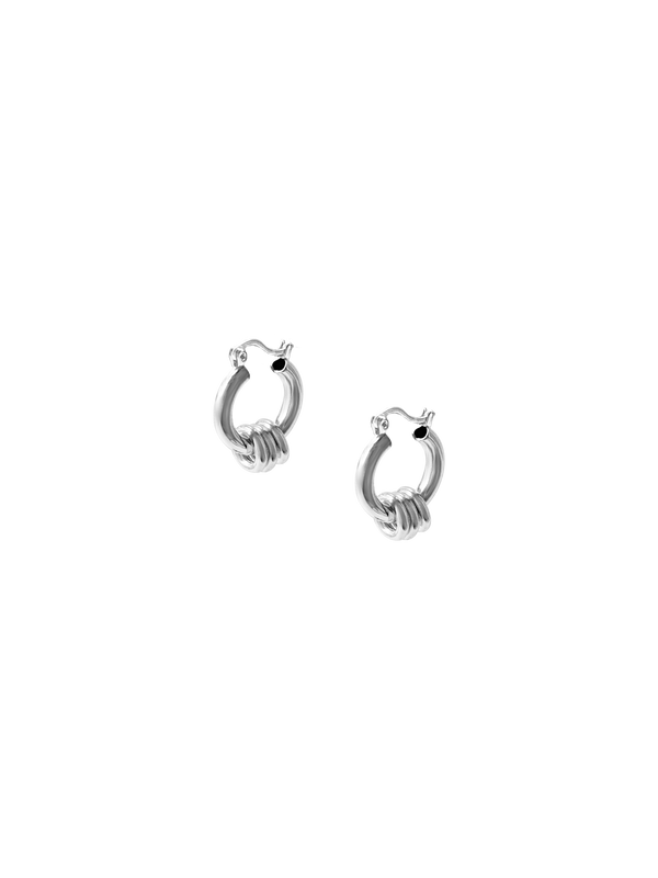 Laura Lombardi Silver Fillia Earrings