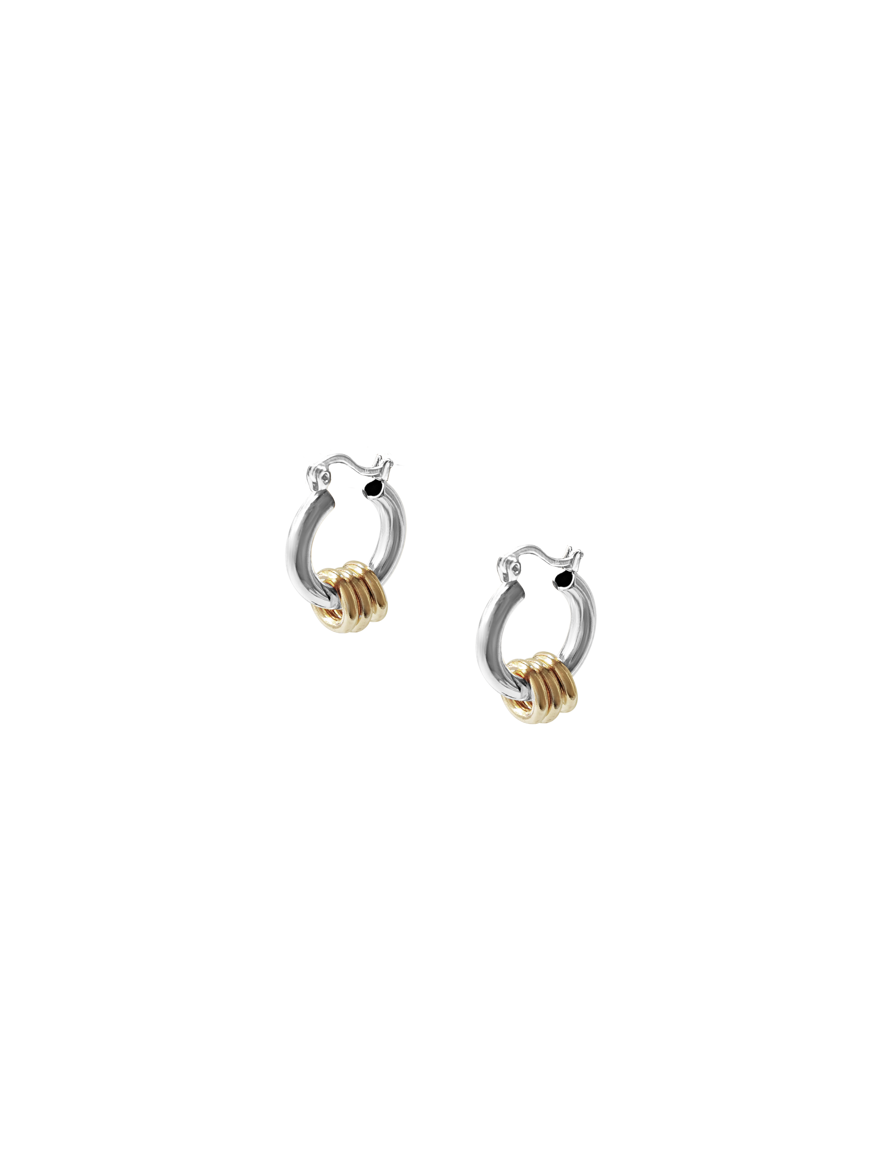 Laura Lombardi Two Tone Fillia Earrings