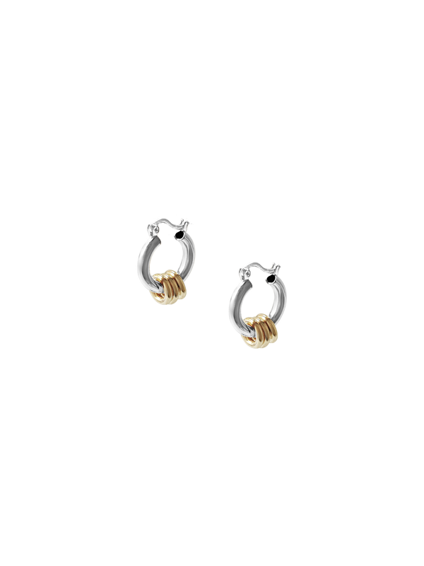 Laura Lombardi Two Tone Fillia Earrings