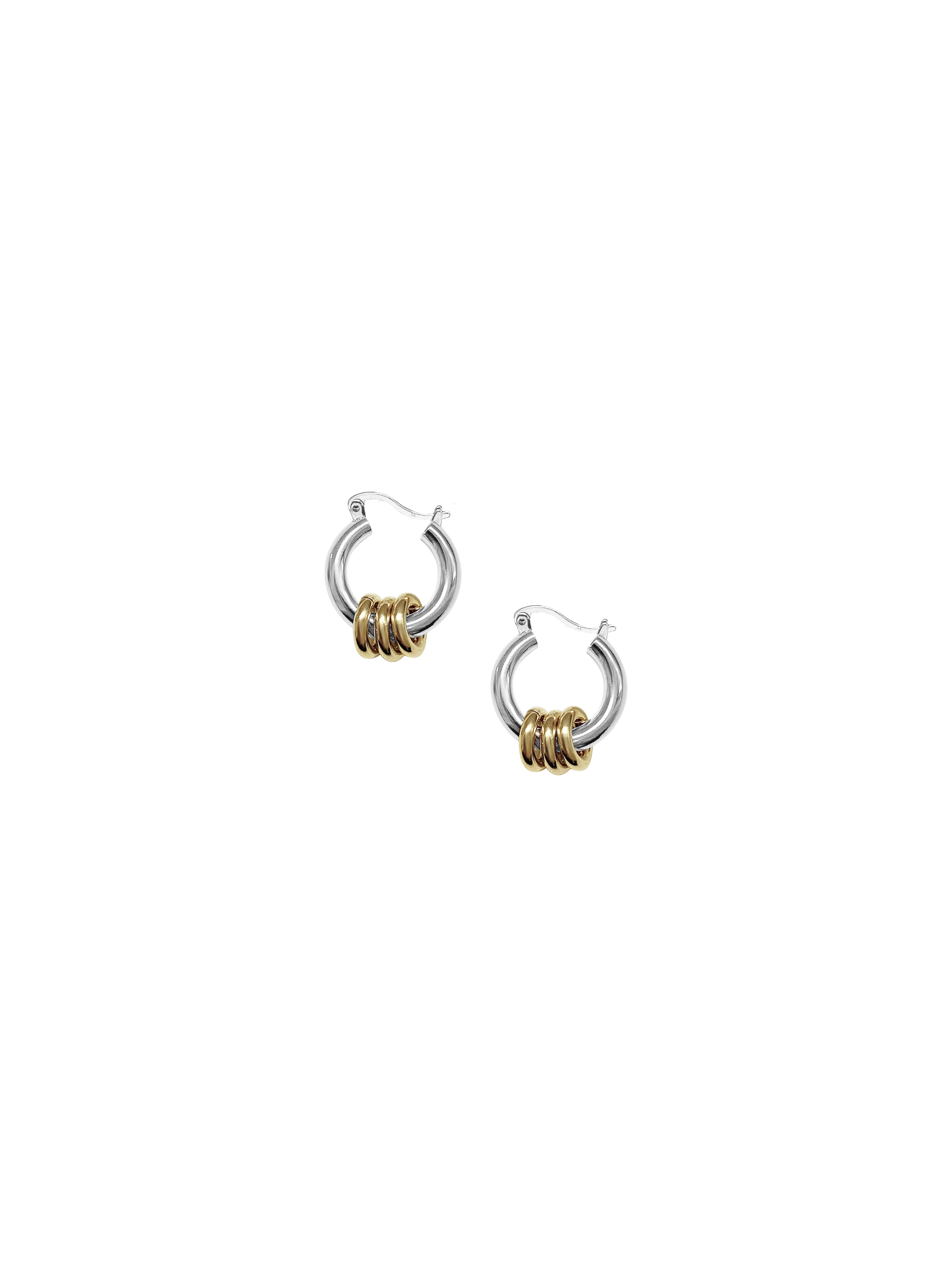 Laura Lombardi Two Tone Fillia Earrings