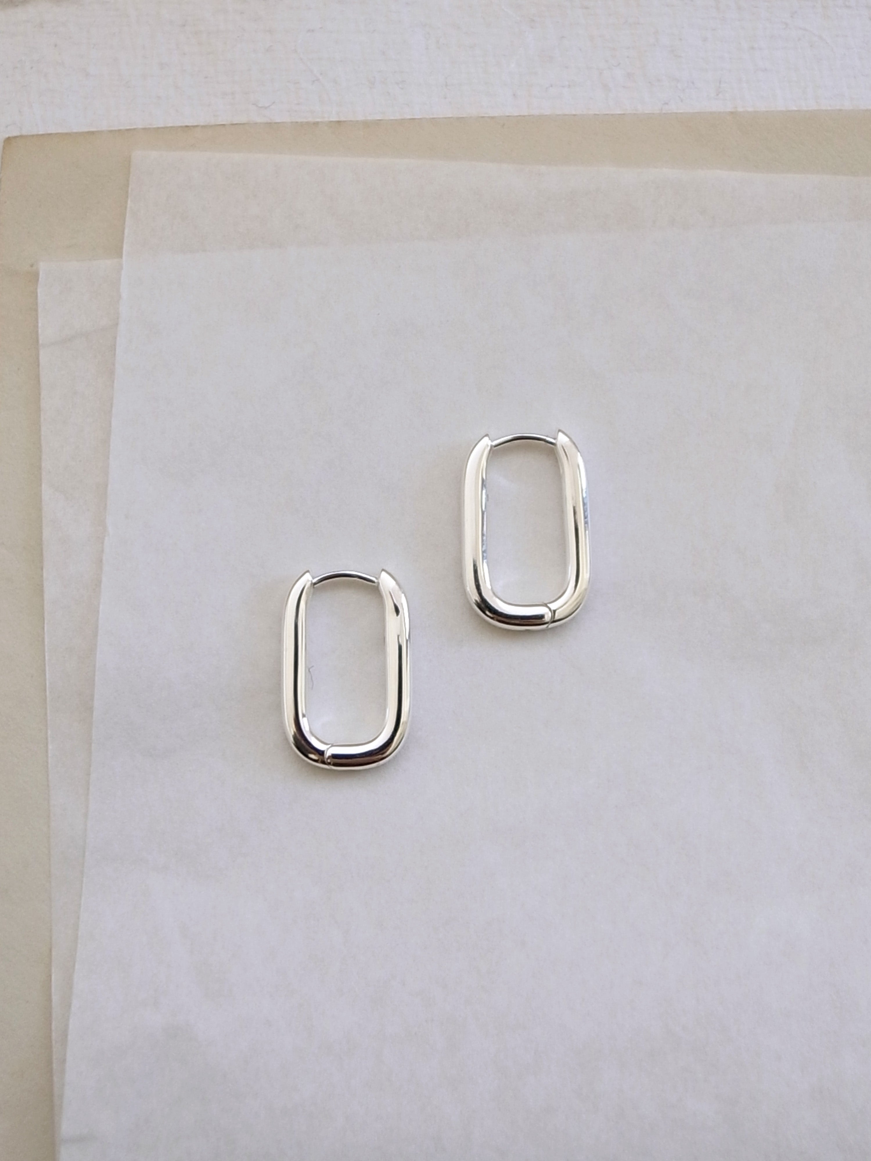 Laura Lombardi Silver Fissa Hoops