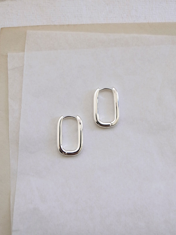 Laura Lombardi Silver Fissa Hoops