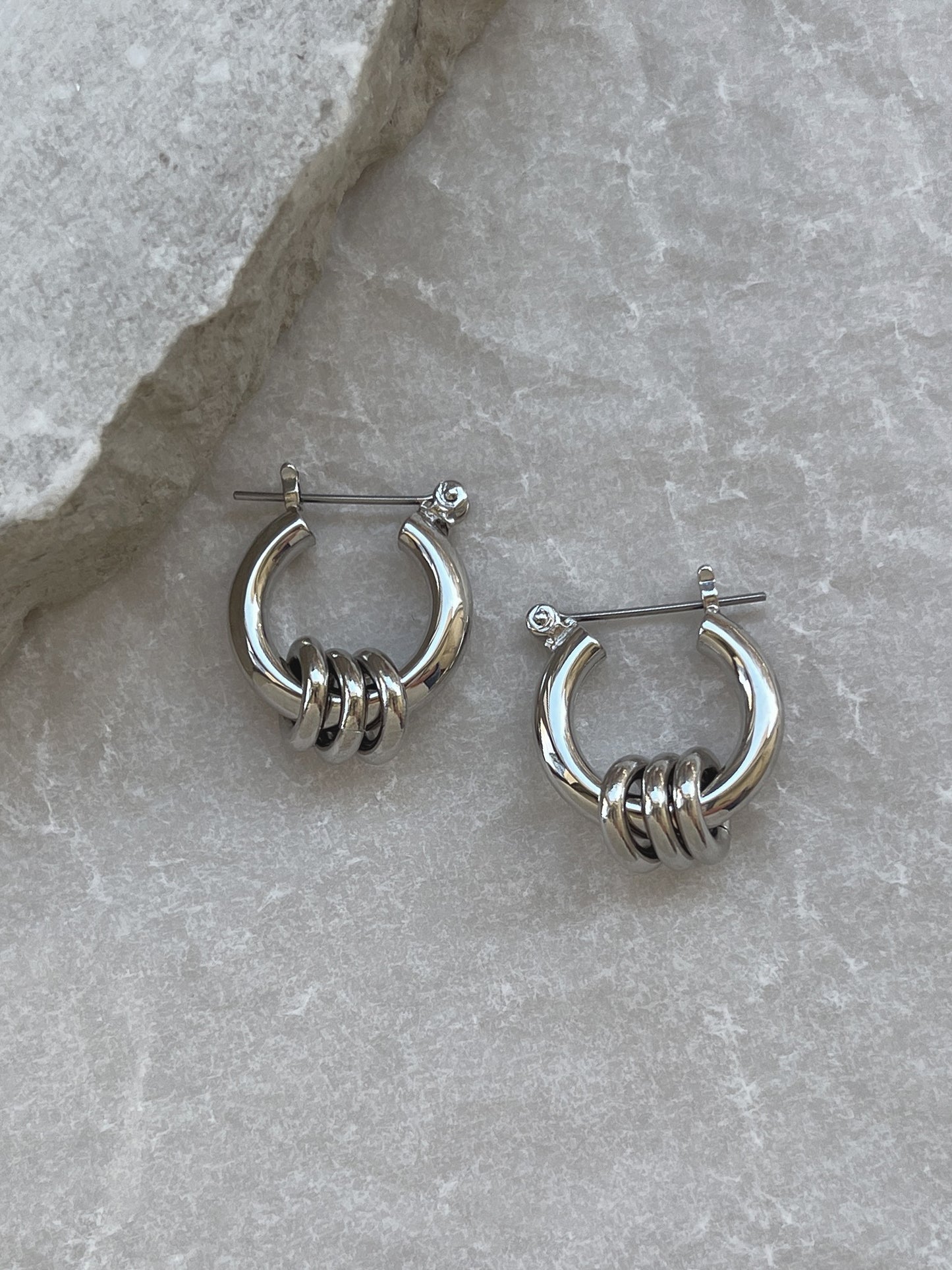 Laura Lombardi Silver Fillia Earrings