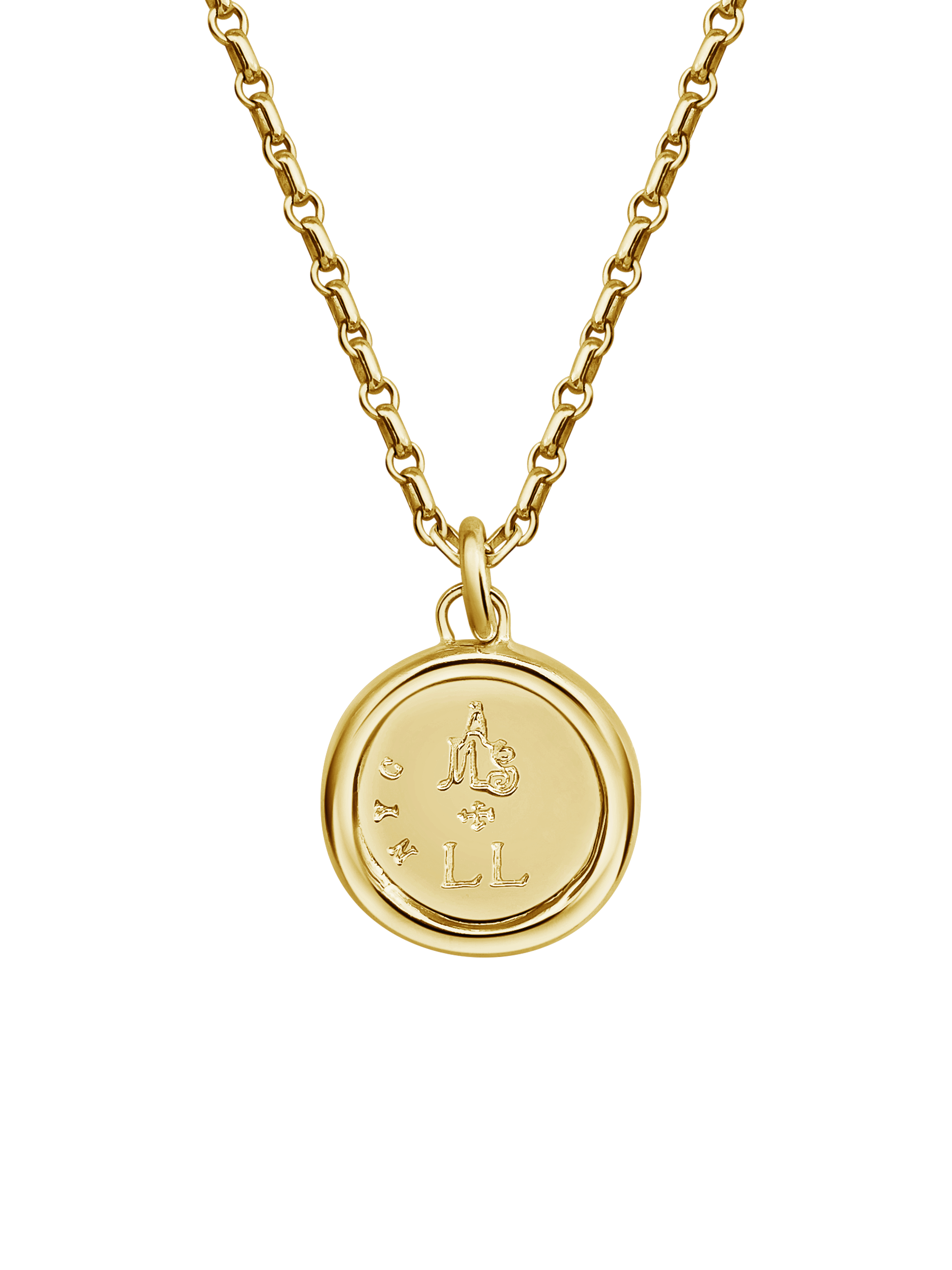 AMS x Laura Lombardi gold Saint Basil Pendant