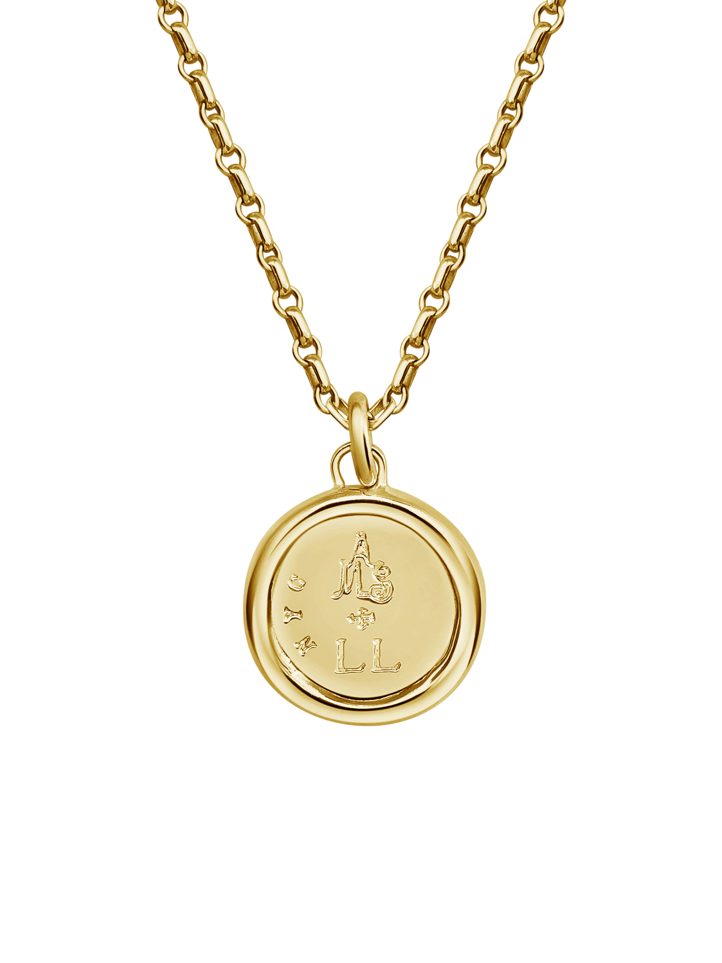 AMS x Laura Lombardi gold Saint Basil Pendant