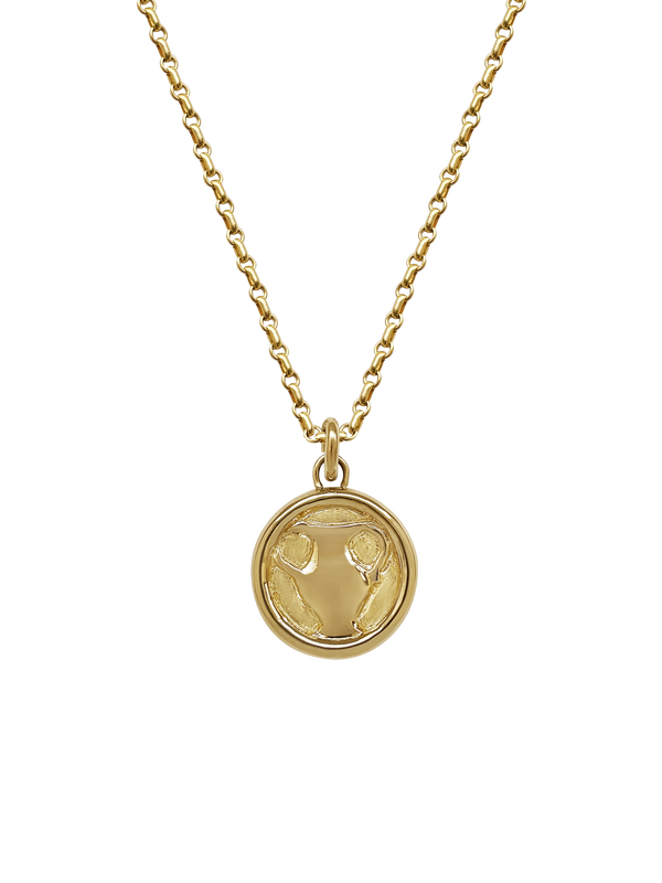 AMS x LL gold Heaven Sip Pendant