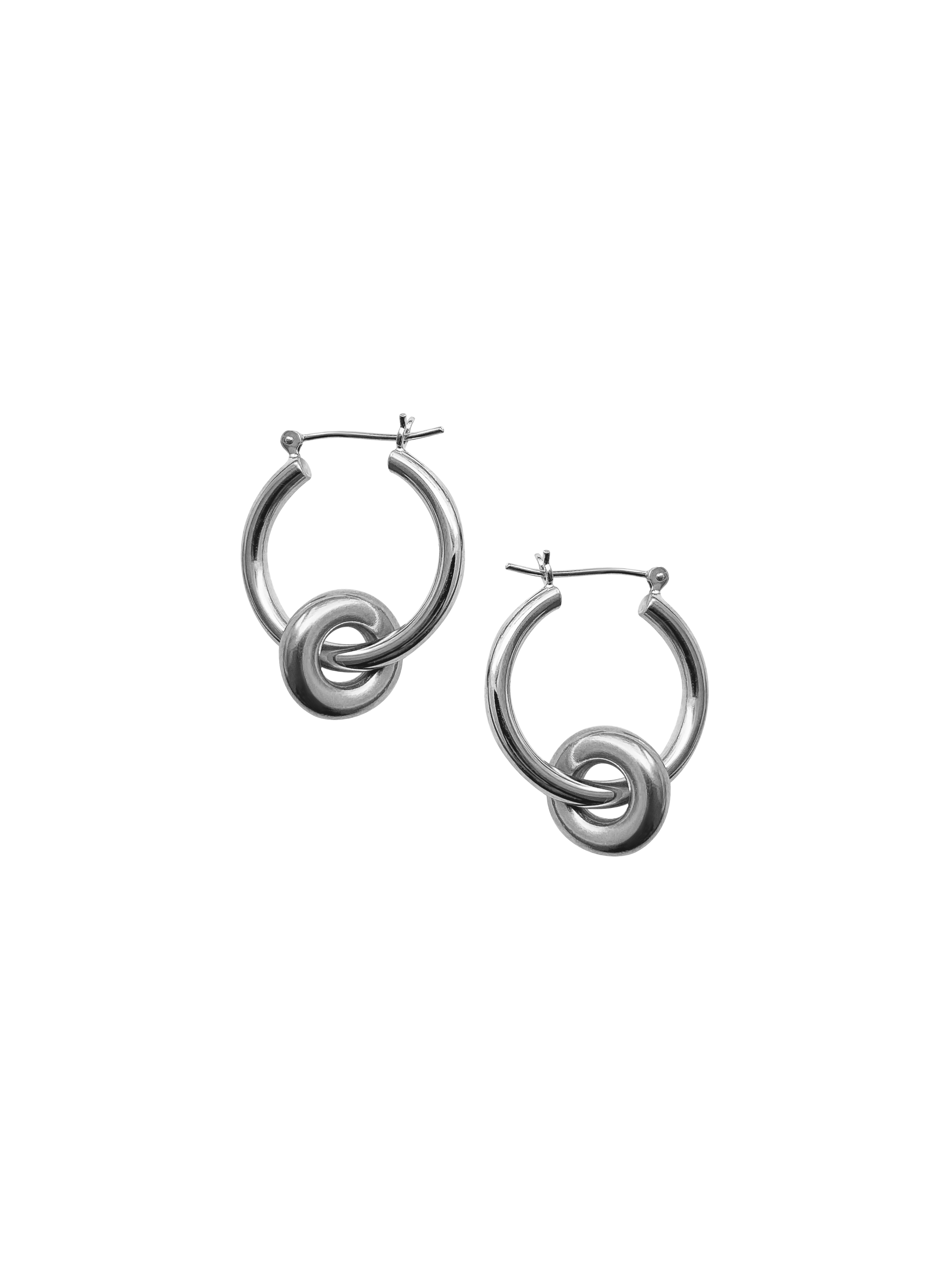 Laura Lombardi Silver Isola Earrings