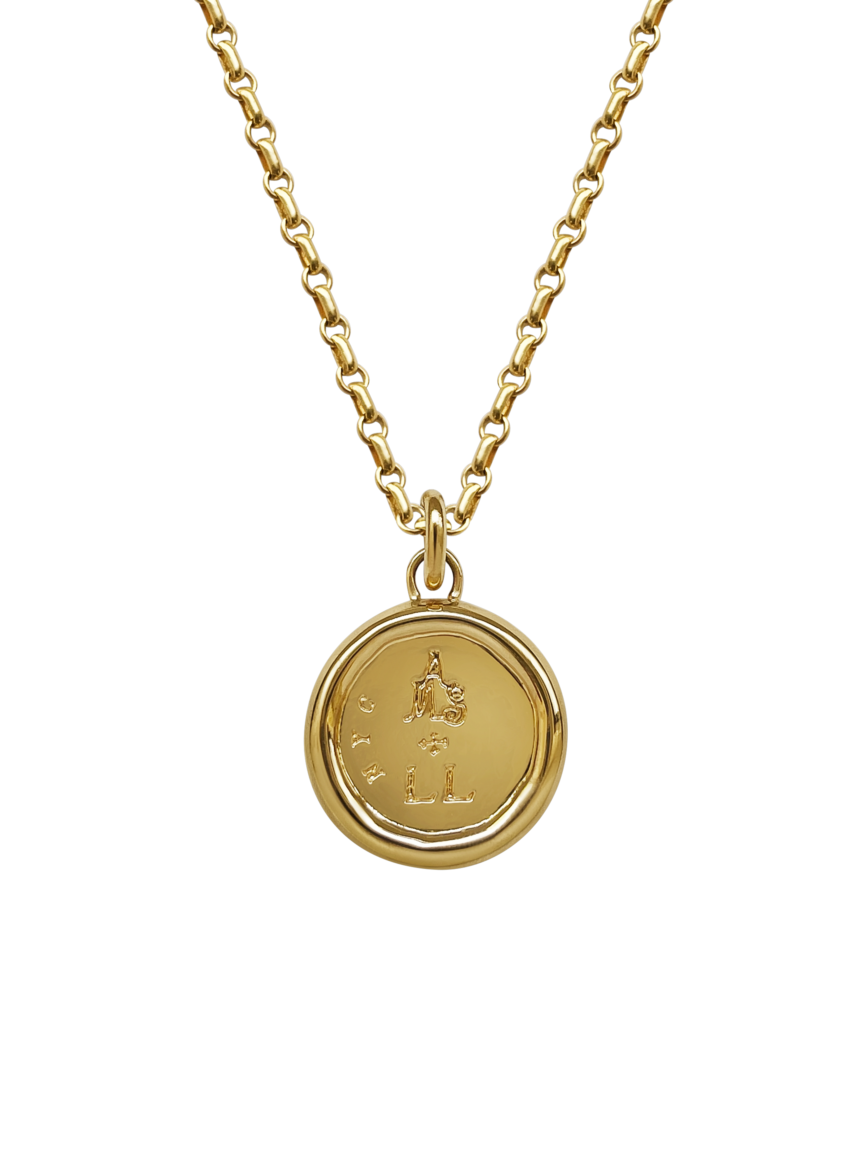 Laura Lombardi gold Spiral Pendant