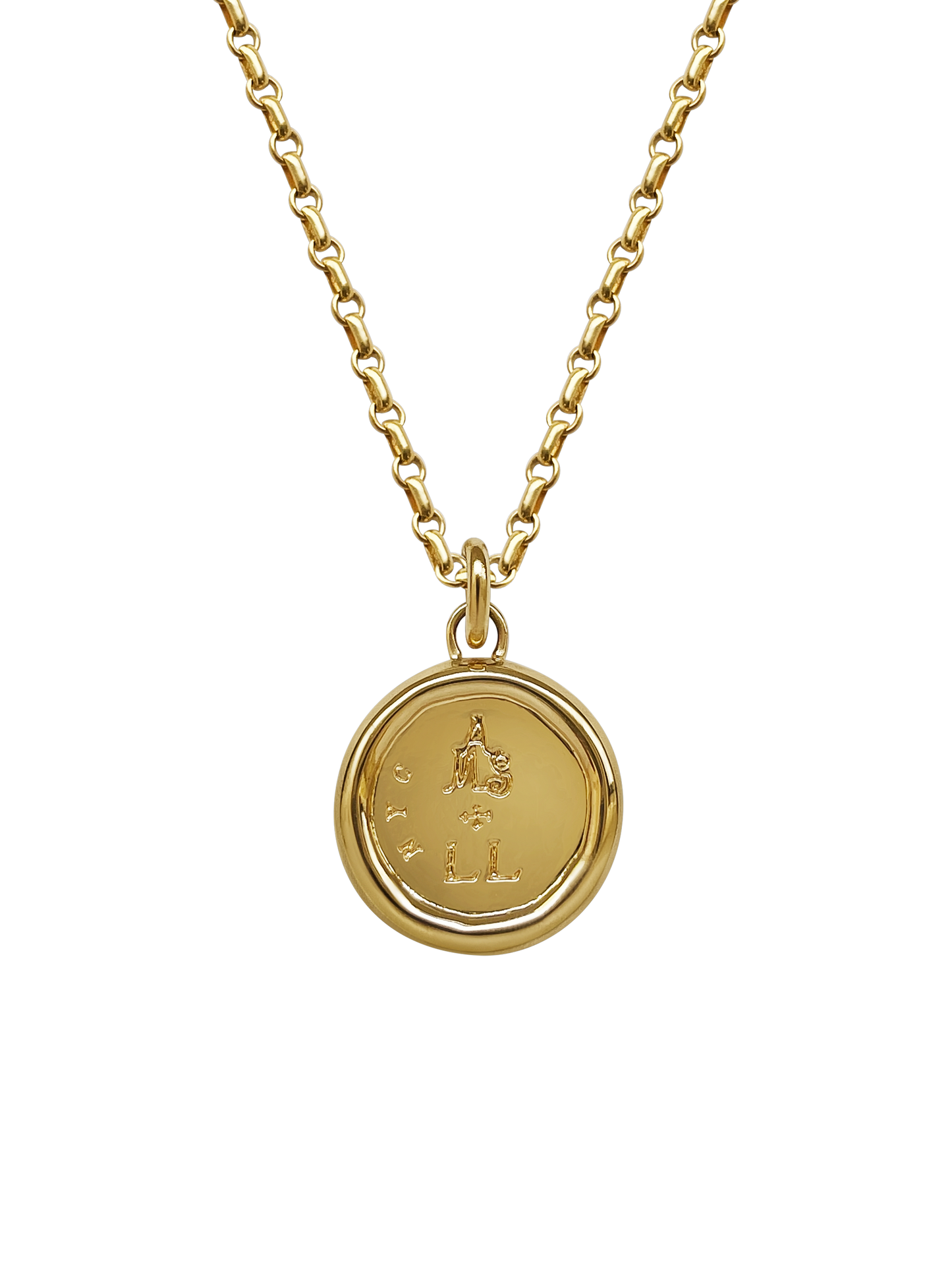 Laura Lombardi gold Spiral Pendant