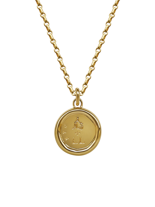 Laura Lombardi gold Spiral Pendant