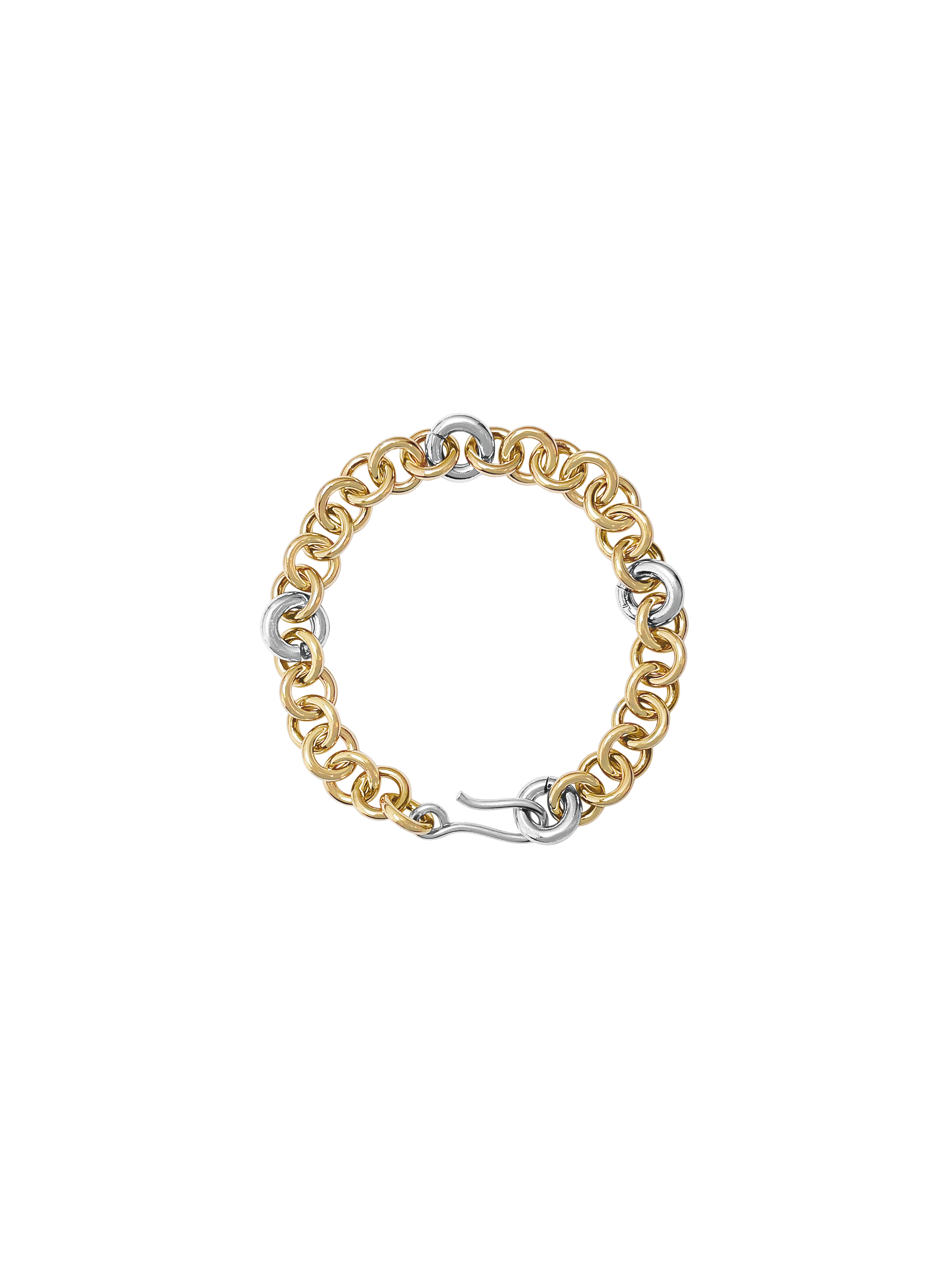 Laura Lombardi Two Tone Maglia Bracelet