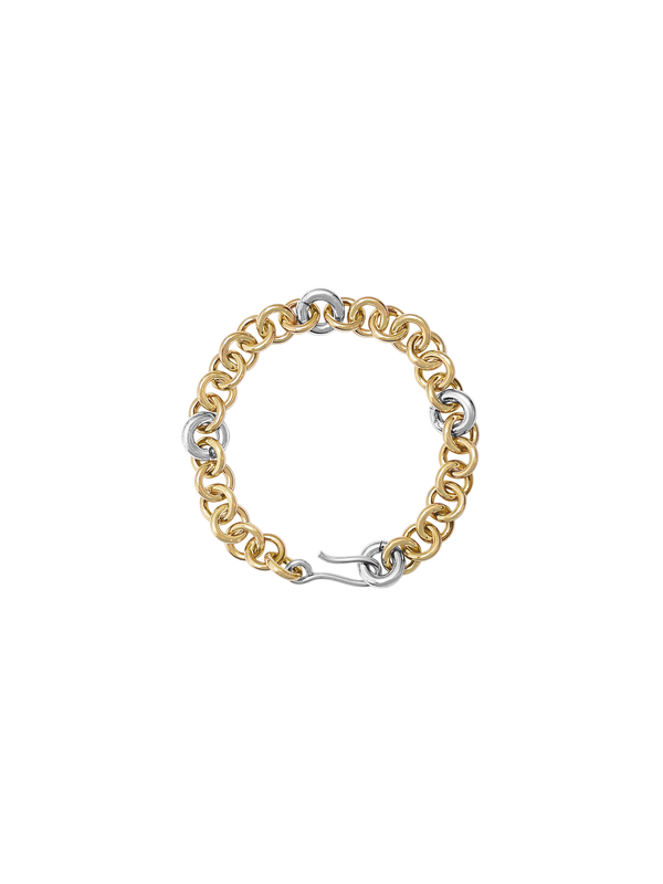 Laura Lombardi Two Tone Maglia Bracelet