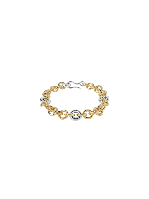 Laura Lombardi Two Tone Maglia Bracelet