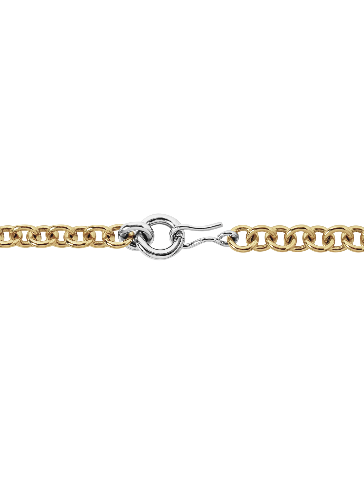 Laura Lombardi Two Tone Maglia Bracelet Clasp