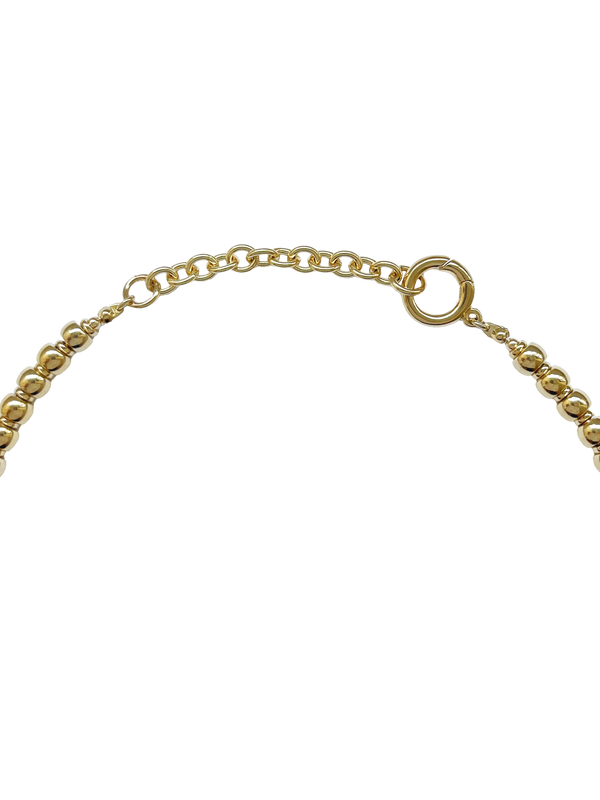 Laura Lombardi gold Maremma Necklace clasp with extender